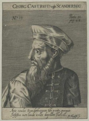 Bildnis des Georg Castriotus vulgo Scanderbeg