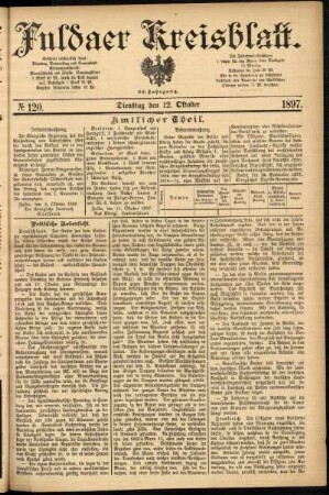 Ausgabe vom Dienstag, den 12. Oktober 1897.