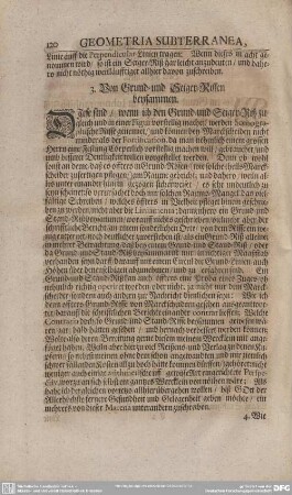 3. Von Grund- und Seiger-Rissen beysammen.
