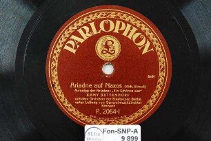 Ariadne auf Naxos : Monolog der Ariadne: "Ein schönes war" / (Rich. Strauß)