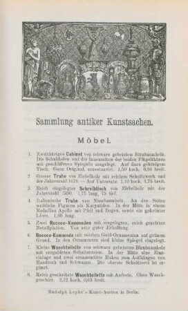 Sammlung antiker Kunstsachen
