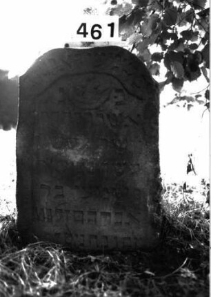 Grabstein 461 (Nachholaufnahme)