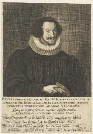 Bildnis des Iohannes Georgius Rüdius