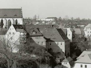 Meißen, Blick vom Turm der Frauenkirche nach Nordwesten