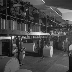Dresden. Druckerei der Sächsischen Zeitung, Maschinensaal