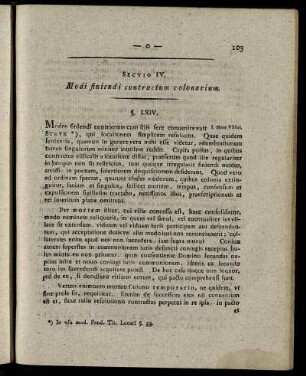 Sectio IV. Modi finiendi contractum colonarium.