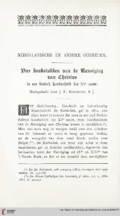 Nederlandsche en andere Oudheden