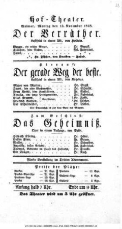 Der Verräther