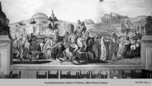 Szenen aus dem Leben Julius Cäsars : Der Einzug der Spolien Cäsars in Rom