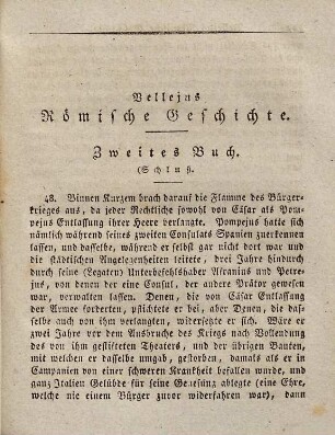 Caius Velleius Paterculus Römische Geschichte, 2