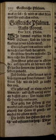 Geistreiche Psalmen.