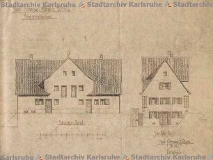 Beichel, Friedrich. Klärwerk Neureut. Dienstwohngebäude