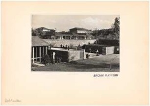 Reichsgartenschau 1939 auf dem Killesberg, Stuttgart: Große Wasserspiele am Haupteingang