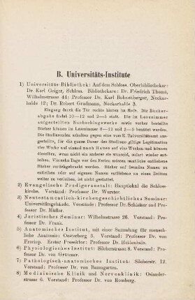 11-14, B. Universitäts-Institute