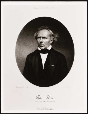 Portrait Wilhelm Stier: Portrait von Wilhelm Stier