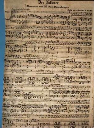 Der Falkner : Romanze ; von Seb. Daxenberger