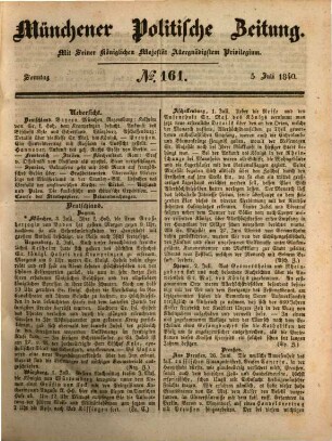 Münchener politische Zeitung : mit allerhöchstem Privilegium. 1840 = Jg. 41, 7 - 12