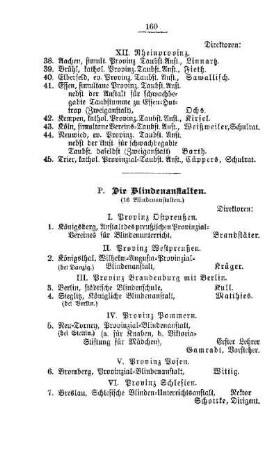 Die Blindenanstalten