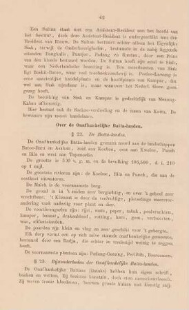 Over de onafhankelijke Batta-landen