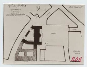 Rathaus, Herne Wettbewerbsentwurf: Lageplan