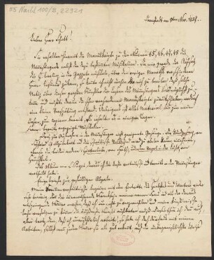 Brief an B. Schott's Söhne : 08.11.1837