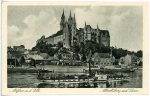 Meißen. Albrechtsburg und Dom, Dampfer Kronprinz
