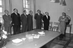 Feiburg: Oberpostdirektion; Staatssekretär Dr. Steinmetz, Bonn