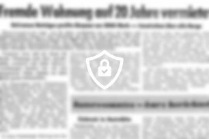 Fremde Wohnung auf 20 Jahre vermietet