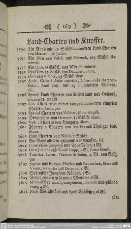 Land-Charten und Kupffer