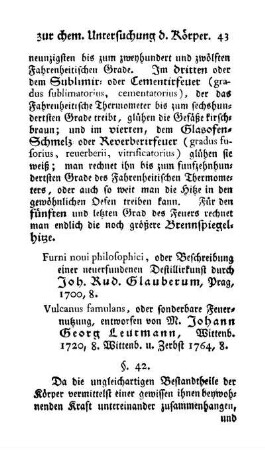 Chemische Verwandschaft der Körper unter einander (§§. 42-44)
