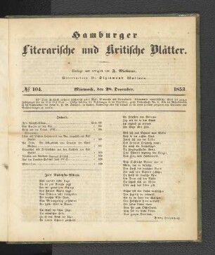 No. 104. 28. Dezember 1853