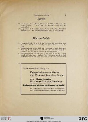 Bücher (Nr. 638-639)