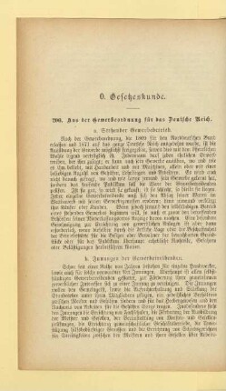 O. Gesetzeskunde