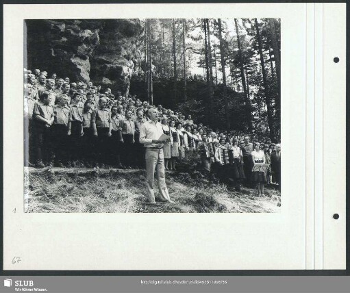 Vortrag und Ansage zum Bergsingen : Vortrag und Ansage zum Bergsingen: Reinhold Stövesand