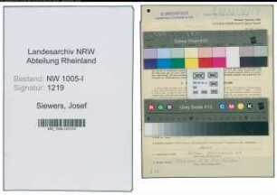 Entnazifizierung Josef Siewers , geb. 30.03.1908 (Polier)