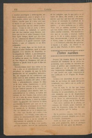 Notas sueltas