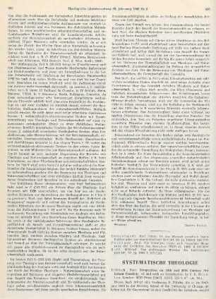 696-698 [Rezension] Tillich, Paul, Perspectives on 19th and 20th century protestant theology