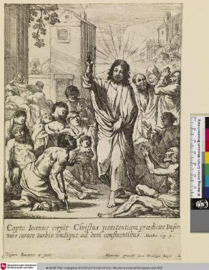 [Christus heilt die Kranken; Jésus-Christ guérit plusieurs malades en Galilée]