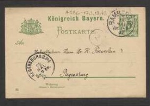 Brief von Georg Fischer an Hermann Poeverlein