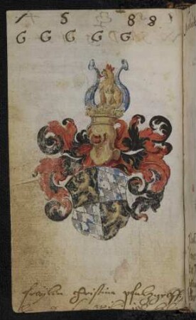 Wappen: Pfalzgräfin Christina (von Pfalz-Simmern) (1573-1619)