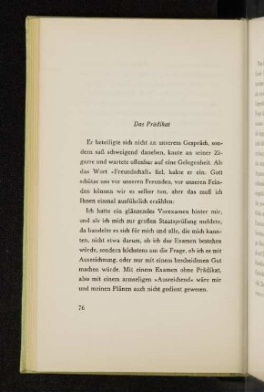 Das Prädikat