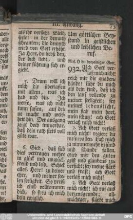 Um göttlichen Beystand in geistlichen und leiblichen Beruf.