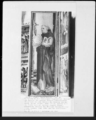 Schlutuper Sippenaltar — Heiliger Bernardino von Siena