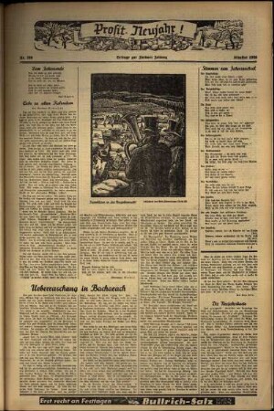 Dritte Ausgabe vom Dienstag, den 31. Dezember 1935.