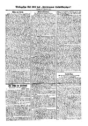 Beilage zu Nr. 202
