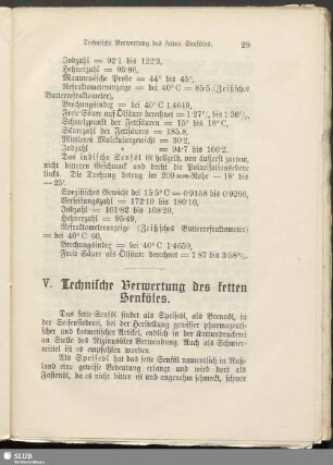 V. Technische Verwertung des fetten Senföls