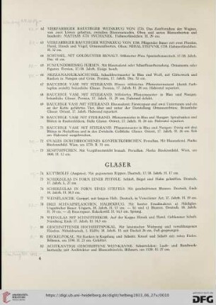 Gläser (Nr. 74-93)