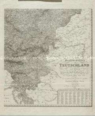 General-Charte von Teutschland in vier Blättern