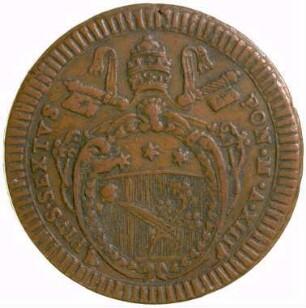 Münze, 2 Baiocchi, 1787 - 1788