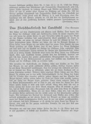 Das Fleischhackerloch bei Landstuhl.
